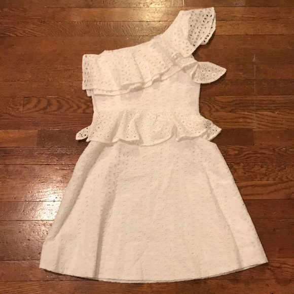 NWT Lilly Pulitzer Josey Dress Eyelet One Shoulder - Picture 5 of 8